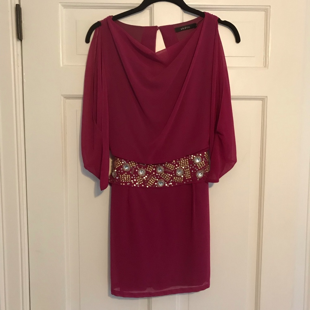 🆕 Fuchsia Mini Dress